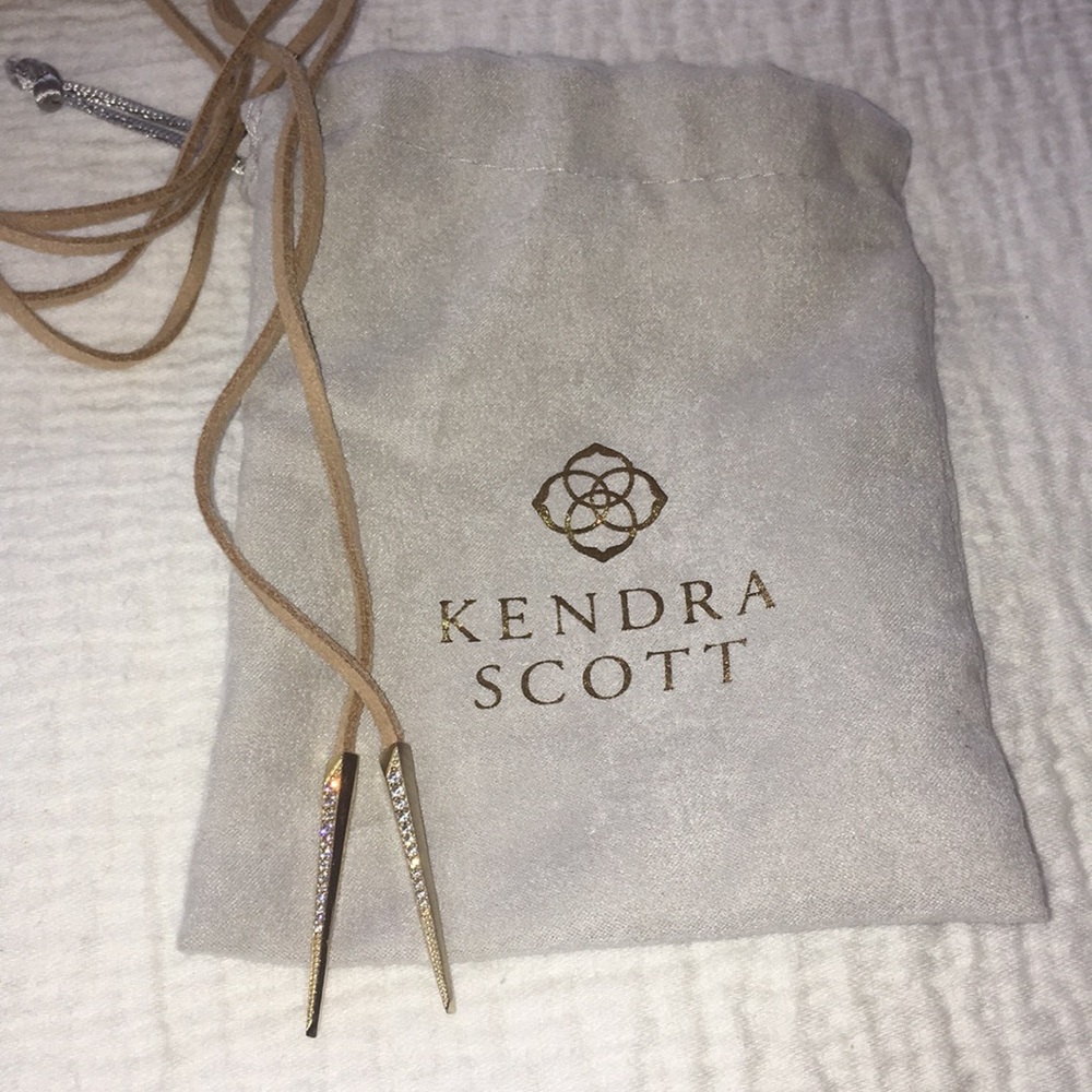 Kendra Scott Leather Wrap Necklace